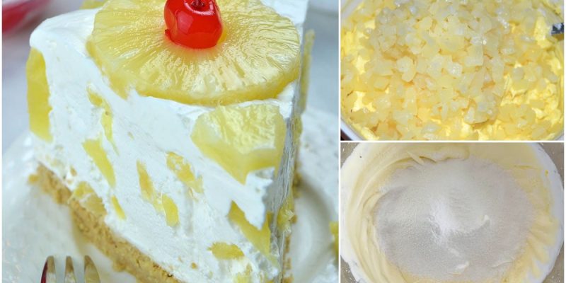 Prăjitura fantezie de ananas: un desert de post foarte ușor și aromat